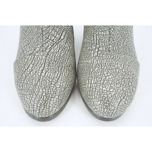 Rag & Bone Newbury Classic Cap Toe High Heel Ankle Boots SZ 35 New $495 Crackled - Picture 4 of 11